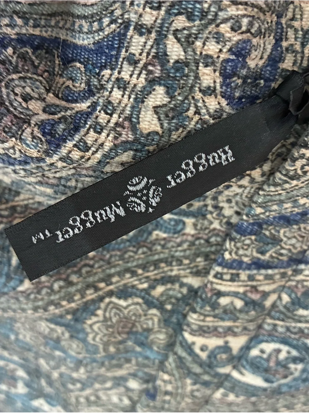 Hugger Mugger Batik Yoga Mat Bag – Blue Paisley Print